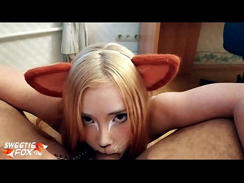 ❤️ Kitsune gbe dick ati pẹlu ni ẹnu rẹ ️ Ohun onihoho didara ☑